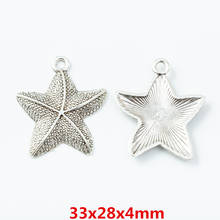 15 piezas de colgante de estrella de mar de aleación de zinc de metal retro Para collar de joyas hechas a mano DIY 6744 2024 - compra barato