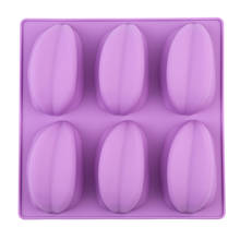 Silicone mold 3D seed shape  mold,cake mold 6 cells  Food grade silicone  mold for  cake, soap,candy DIY Handmade utensils 2024 - buy cheap