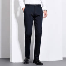 Pantalones Chinos elásticos para hombre, pantalón informal ajustado a la moda, de alta calidad, para invierno, novedad de 2019 2024 - compra barato