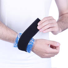 Reusable Wrist Ice Pack Gel Beads Strap Wrap Hot Cold Compress Therapy Pain Relief For Sport Injuries Ankle Knee Sprain Swelling 2024 - buy cheap