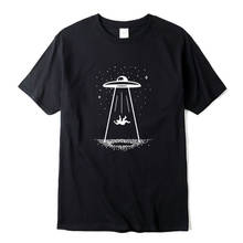 XIN YI-Camiseta de alta calidad para hombre, camisa 100% de algodón con estampado divertido, diseño de astronauta, tejido cómodo de punto con cuello redondo 2024 - compra barato