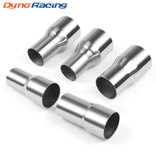OD:2" 2.25'' 2.5'' 3''  Stainless Tapered Standard Exhaust Reducer Connector Pipe Tube 2024 - купить недорого