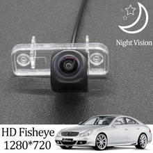 Owtosin hd 1280*720 fisheye câmera de visão traseira para mercedes-benz cls-class (w219) 2004-2010 carro estacionamento reverso acessórios 2024 - compre barato