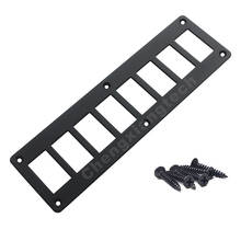 Interruptor basculante de 8 bandas para coche y barco, Panel de soporte de aluminio, 21mm x 37mm, 4x4 + tornillos 2024 - compra barato