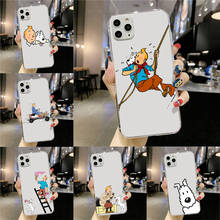 As Aventuras de Tintin Силиконовый ТПУ для Iphone 11 11Pro Max XS Max XR X 7 8 Plus 6S чехол для телефона мягкая задняя крышка Fundas Coque 2024 - купить недорого