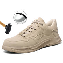 Botas de segurança do trabalho, sapatos indestrutíveis de aço para homens e mulheres, calçados esportivos anti-furo 2024 - compre barato