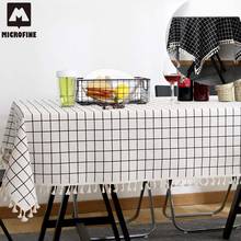 Microfine Tablecloth New Year's for Kitchen Oilcloth Rectangular Round Modern Style Decorations Home 2024 - buy cheap