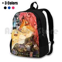 Mochila para trilhas e escalada, bolsa esportiva de lion king simba nala, mochila para montar, animação de leões, áfrica, gato 2024 - compre barato