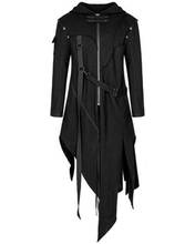 Мужской винтажный костюм WENYUJH, куртка в стиле стимпанк с длинным рукавом и поясом ласточкиного хвоста, длинная униформа для Хэллоуина 2024 - купить недорого