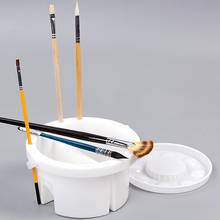 Multi-function Portable Wash Pen Bucket With Pen Holder Palette Watercolor Painting Special Art Paint Bucket Telescopic Portable 2024 - buy cheap