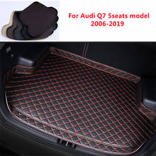 Alfombrillas especiales de alta calidad para maletero de coche Audi Q7 (modelo 2006-2019, 5 asientos), impermeables para todo tipo de clima, alfombras para maletero con revestimiento de carga 2024 - compra barato