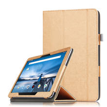 3 Folding Cover For Lenovo TAB M10 10.1 inch TB X505 TB-X505L TB-X505F case Wire Style PU Leather Stand Magnet adsorption Funda 2024 - buy cheap