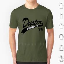 74 Plymouth Duster T Shirt Cotton Men DIY Print Mopar Plymouth Chrysler Car Auto Classic Automobile Vintage Retro Muscle 2024 - buy cheap