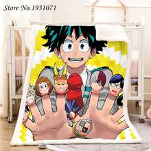 Anime My Hero Academia 3D Printed Fleece Blanket for Beds Thick Quilt Fashion Bedspread Sherpa Throw Blanket Adults Kids 03 2024 - buy cheap