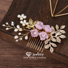 CC Hair Combs Wedding Accessories Engagement Hair Ornaments Women Jewelry Stick Headpiece 100% Handmade Headdress Gifts M158 2024 - buy cheap