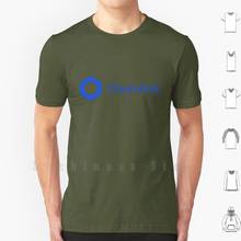 Chainlink Logo T Shirt 6xl Cotton Cool Tee Chain Link Bitcoin Crypto Ethereum Eos Ico Currency Money Litecoin Xrp Ripple 2024 - buy cheap
