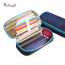 Hot sale Canvas Pencil Bags Large Capacity Pen Box Pouch Makeup Cosmetic Bag  Girls Gifts Office School Supplies 2024 - buy cheap