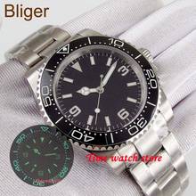 Bliger 40mm Miyota 8215 Automatic watch men sapphire glass waterproof luminous black dial luminous ceramic bezel 2024 - buy cheap