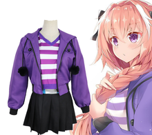 Astolfo cos Fate/Apocrypha  anime man woman cosplay High-quality fashion costume full set Jacket + Top + Skirt + Belt 2024 - buy cheap