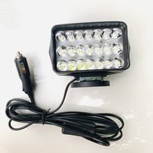 12 светодиодов 18 Вт точечный/прожекторный комбинированный светодиодный автомобильный рабочий фонасветильник 4x4 портативный автомобильный светильник для ремонта осмотра освесветильник для рыбалки охоты лагеря 2024 - купить недорого