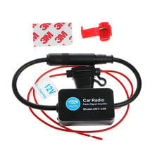 Amplificador de antena de Radio FM para coche, 12V, 25dB, con indicador, modelo ANT-208, nuevo 2024 - compra barato