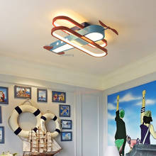 Lámpara de techo de avión LED, moderna y minimalista, decoración nórdica, luces de techo para dormitorio de niños, sala de estar, de techo 2024 - compra barato