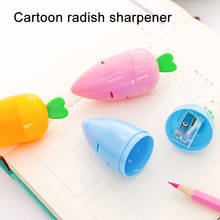 Pencil Sharpener Carrot Cute Cutter Portable for Kids Stationery School Classroom DQ-Drop 2024 - buy cheap