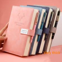 extra thick B5 notebook Office Business Notepad Student diary Writing book Leather notebook gifts Pocket book 2024 - buy cheap