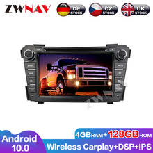 DVD Player 4G+128G Android 10 Audio Navigation GPS For Hyundai I40 Carplay Radio Stereo Multimedia 2024 - buy cheap