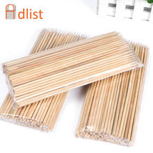 100pcs  Bamboo Skewers Disposable Wooden Barbecue Grill Mats Candy Apple Stick Barbecue Skewers Bar Restaurant Utensil 20cm x4mm 2024 - buy cheap