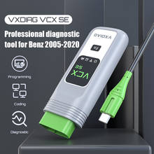 VXDIAG VCX SE для Benz C6 DAS XENTRY DOIP SCN программируемый диагональный инструмент OBD2 сканер на нескольких языках лучше, чем MB C4/C5 2024 - купить недорого