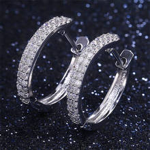 Modyle-pendientes de piedras AAA de circonia cúbica para mujer, joyería de compromiso de lujo, anillo de cristal delicado romántico, novedad de 2021 2024 - compra barato