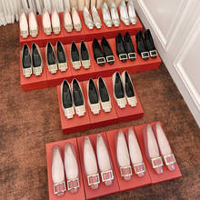 Zapatos de tacón alto para mujer, calzado de piel auténtica, diseño de marca de lujo, talla 34-40, punta cuadrada, 2021 2024 - compra barato