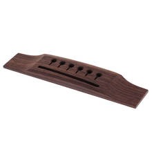1pc 6 String Rosewood Wooden Bridge for Acoustic Guitar Accessories Parts 2024 - buy cheap