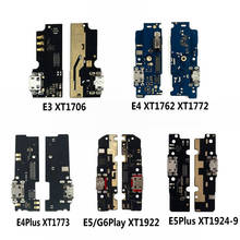 Новый USB-разъем для зарядки с портом питания, док-разъем, зарядная плата, гибкий кабель для Motorola Moto M E3 E4 E5 G7 Play Power Go E6 Plus X4 2024 - купить недорого