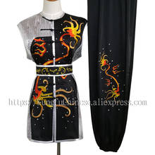 Uniforme chino de wushu, ropa de kung fu, conjunto artístico, traje de ejercicio, nanquan, demostración, para hombres, niños, mujeres y niños 2024 - compra barato
