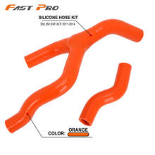 Radiador de silicona para motocicleta KTM, SX-F, XCF, 250, 350, 2011-2014, Enduro, Dirt Bike, carreras, todoterreno, Motocross 2024 - compra barato