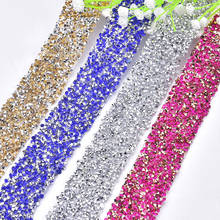 3 см, разные цвета, блестящий швейная отделка орнамент из кристаллов с кристаллами, стразами и лентой, с искусственным бриллиантом, лента Блестящий Смола Лист рибб 2024 - купить недорого