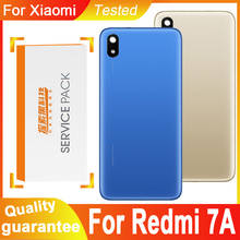 High quality Back Housing Replacement for Xiaomi Redmi 7A Back Cover Battery Glass With Camera Lens For Redmi 7A Rear cover 2024 - buy cheap