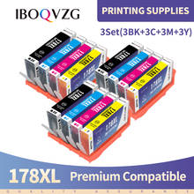 Iboqvzg 178xl cartucho de tinta da impressora compatível para hp 178 xl cartucho para hp photosmart 6510 7510 b109a 3070a 4620 impressora 2024 - compre barato