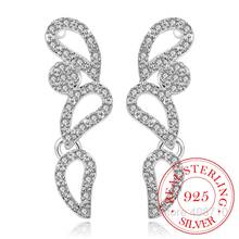 Waterdrop Round Geometric Long Stud Earrings for Women 925 Sterling Silver Female Fashion Jewelry Orecchini 2024 - buy cheap