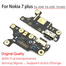 Conector de carga de alimentación USB, Cable flexible de puerto de carga para Nokia 7 plus 7 + TA-1049 1055 1062, placa de puerto de carga 2024 - compra barato