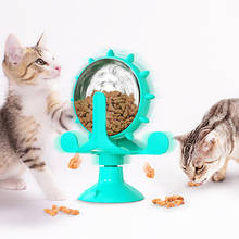 Cat Toy Gatos Interactive Toys For Cats Pets Leaky Ball Cat Toys Turntable Catnip Cats Accessories Puzzle Training Toy Windmill 2024 - buy cheap