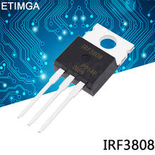 Transistor MOS FET de 10 piezas/LOR IRF3808PBF TO-220 IRF3808 TO220, nuevo 2024 - compra barato