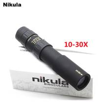 Монокуляр карманный Nikula 10-30x25, монокуляр высокого качества, охотничий оптический призматический прицел без штатива 2024 - купить недорого