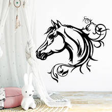 Parede de vinil cavalo decoração de casa adesivos de parede de vinil decoração de sala de estar quarto removível 2024 - compre barato