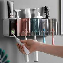 Wall Mount Automatic Toothpaste Dispenser Bathroom Accessories Set Toothpaste Squeezer Dispenser Bathroom Toothbrush Holder 2024 - buy cheap