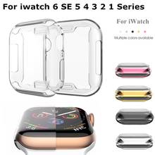360 Slim Watch Cover For Apple Watch 6 SE 5 4 44mm 40mm All-inclusive Case for iWatch 3 2 1 42mm 38mm for watch Screen Protector 2024 - buy cheap
