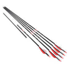 3-Take-Down 2-Take-Down Sp500 Pocket Carbon Arrows Plastic Vanes 100GR Tips Compound Bow Arrow Archery Hunting Shooting 12pcs 2024 - buy cheap