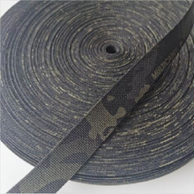 Tactical 1M Length 25mm Black Camouflage Jacquard Ribbon Printed Mcbk DIY Trim 2024 - buy cheap